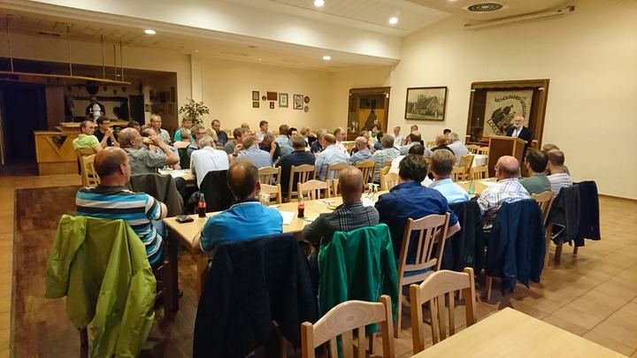 Mitgliederversammlung 2018 im Saal „Zum Käpt’n“