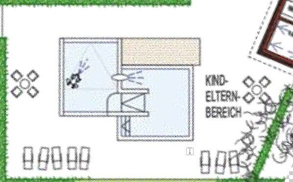 Kind-Eltern-Bereich mit Kleinkindbecken